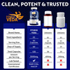 Fitness Veda Maca Root Capsules 120 Veggie Caps - Organic Maca Supplement For Men & Women