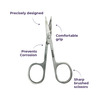 Sanfe Selfly Stainless Steel Cuticle Scissor|Rounded Tip Cuticle| 1 Piece