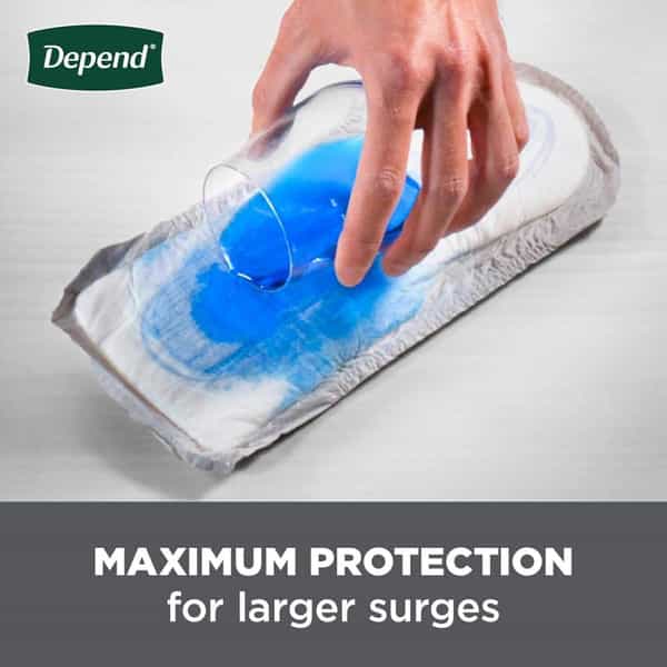 Depend Incontinence Guards For Men Maximum Absorbency 52N