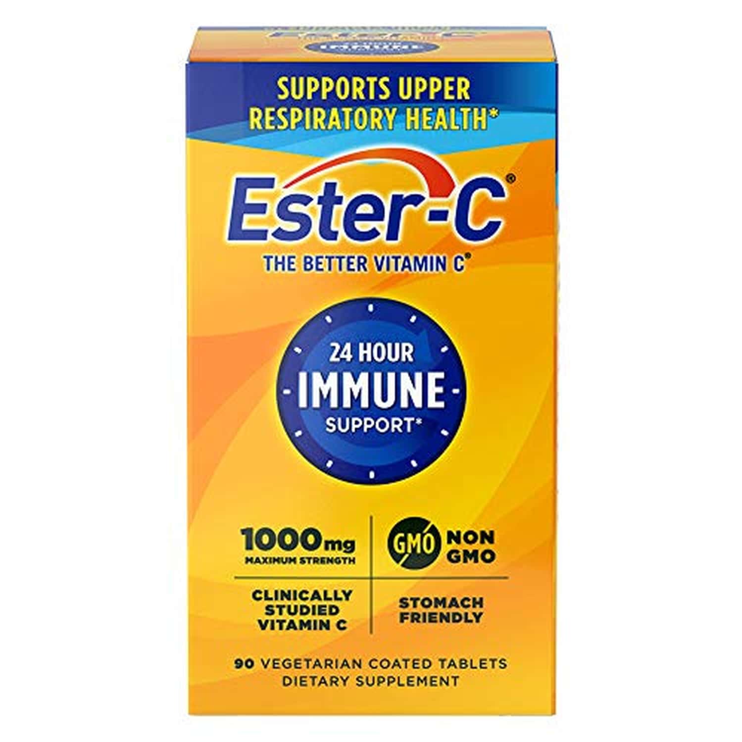 American Health Ester-c Vitamin C | 1 |000 Mg | 90 Coated Tablets