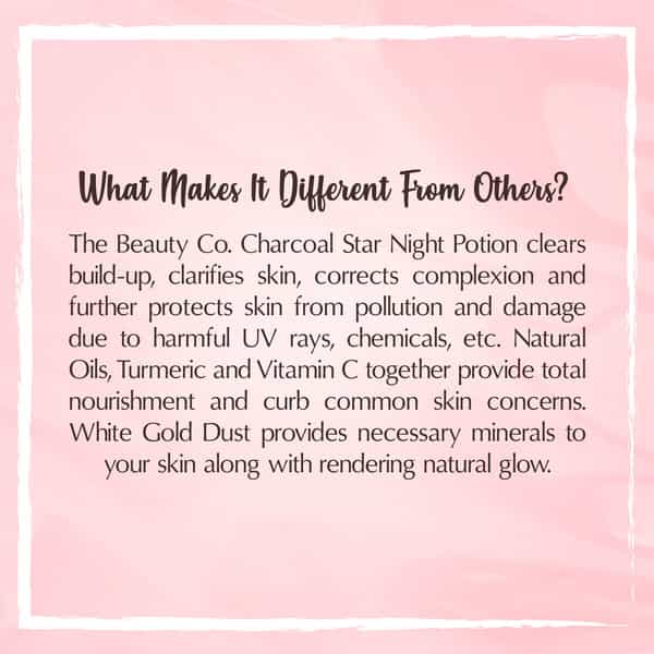 The Beauty Co. Charcoal Star Night Potion For Skin Nourishment (25Ml)