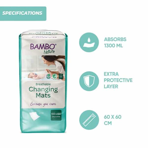 Bambo Nature Changing Mat - 10 Units