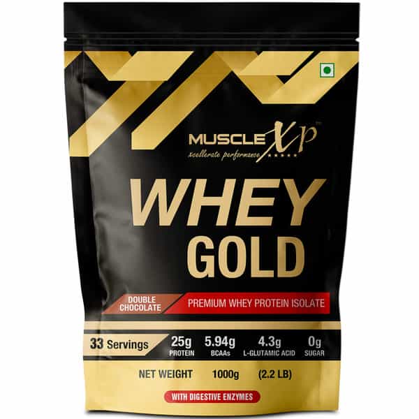 Musclexp Premium Muscle Building Combo|Whey Gold Pouch 1Kg|Salmon Fish Oil 60 Softgels|Bcaa Pro 400G