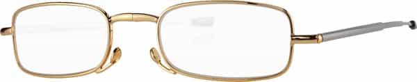 Klar Eye Folding Power Pocket Reading Glasses Men And Women Powers +0.75 To +3.50+1.50 Power Gold