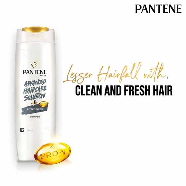 Pantene Advanced Hair Care Solution Lively Clean Shampoo - 90Ml