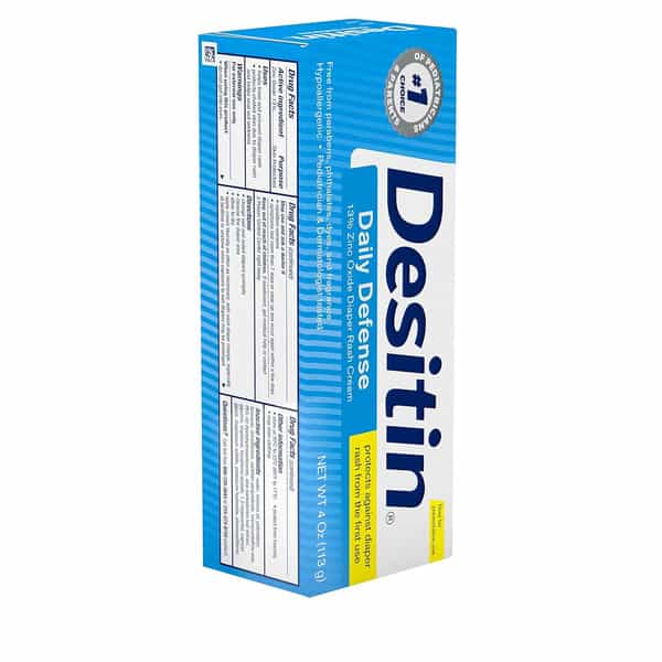 Desitin Rapid Relief Zinc Oxide Diaper Rash Cream | 4 Oz 113 Gm