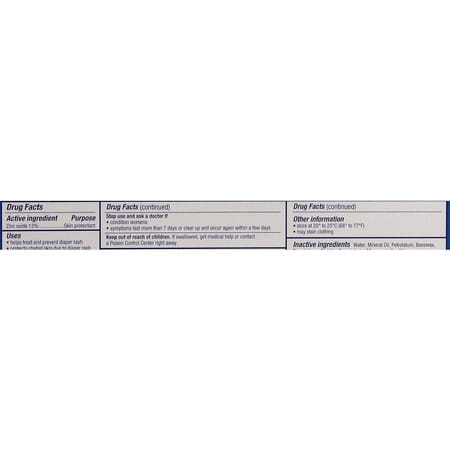 Desitin Rapid Relief Zinc Oxide Diaper Rash Cream | 4 Oz 113 Gm
