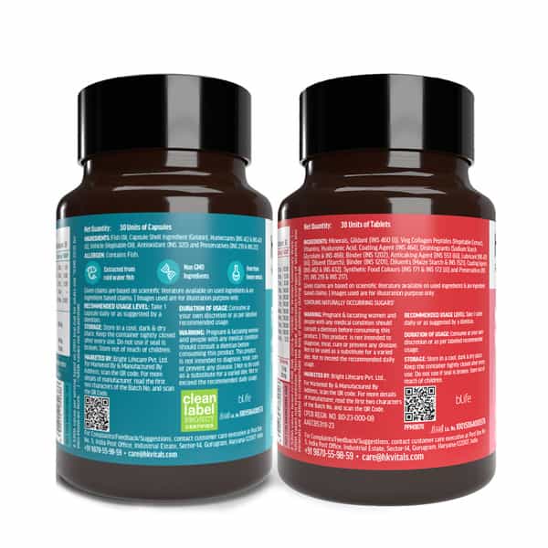 Hk Vitals Multivitamin Women + Fish Oil (30 Each) | 1000Mg Omega 3 | Combo Pack