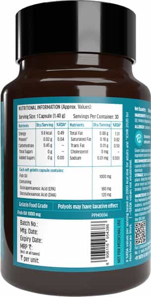 Hk Vitals Multivitamin Women + Fish Oil (30 Each) | 1000Mg Omega 3 | Combo Pack