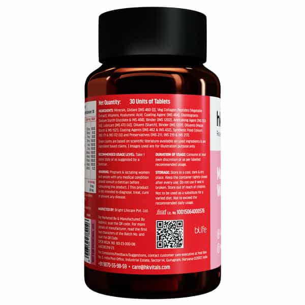 Hk Vitals Multivitamin Women + Fish Oil (30 Each) | 1000Mg Omega 3 | Combo Pack