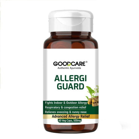 Goodcare Allergy Guard | Adults | Herbal Formula | 60 Capsules | Pack Of 1