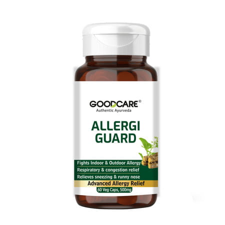 Goodcare Allergy Guard | Adults | Herbal Formula | 60 Capsules | Pack Of 1