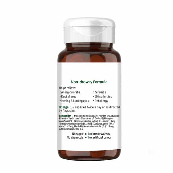 Goodcare Allergy Guard | Adults | Herbal Formula | 60 Capsules | Pack Of 1