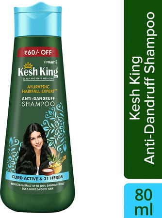 Emami Kesh King Scalp And Hair Medicine Anti-Dandruff Shampoo 80ml