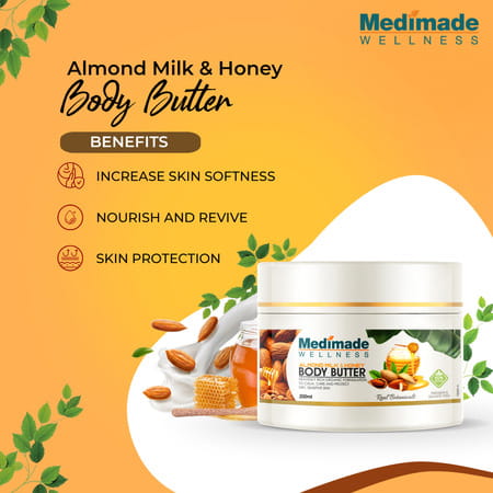 Medimade Almond And Honey Body Butter - 200 Ml