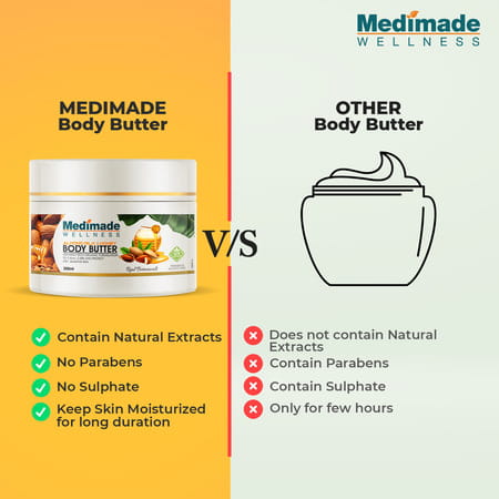 Medimade Almond And Honey Body Butter - 200 Ml