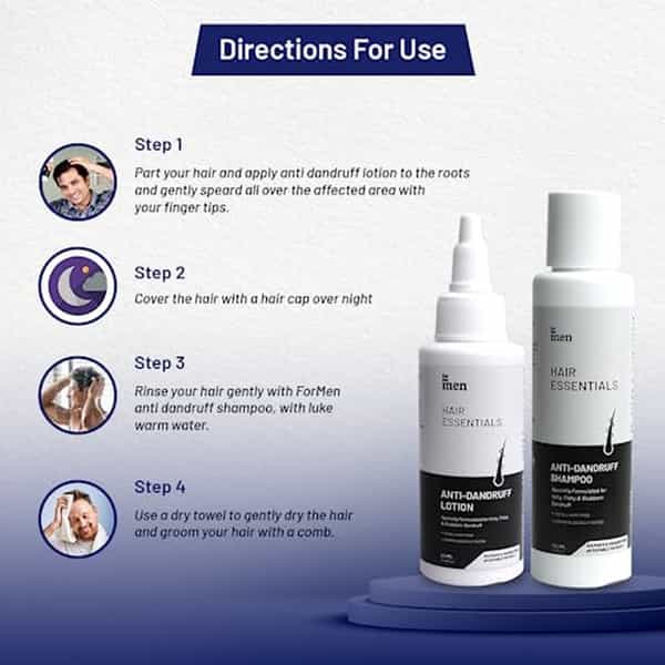 Formen Anti-Dandruff Lotion 60 Ml + Anti-Dandruff Shampoo100 Ml