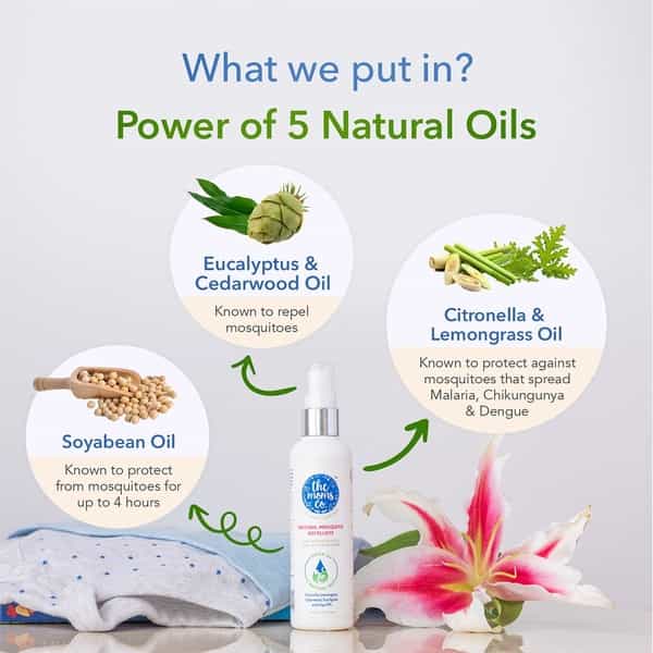 The Moms Co. Natural Mosquito Repellent -100 Ml