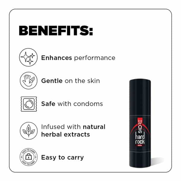Skore Hard Rock Gel 30Ml || Boost Erection Firmness For Him
