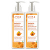 Jiva Papaya Shampoo - 200Ml (Pack Of 2) | For All Hair Types | Regulates Sebum Production
