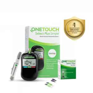 Onetouch Select Plus Simple Glucometer Kit 1 No'S