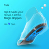 Frido Dual Gel Insoles| Unisex Shoe Inserts For Work And Casual Shoes|Size 9-13 Uk|Pack Of 1 Pair
