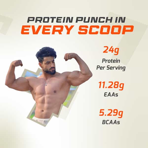 Fuel One Whey Protein | 24 G Protein (Chocolate | 1 Kg / 2.2 Lb)