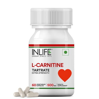 que es el acetil l carnitina Buy INLIFE L-CARNITINE L-TARTARATE 500MG (60 VEGETARIAN CAPSULES) Online &  Get Upto 60% OFF at PharmEasy