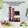 Dr. Vaidya's Piles Management Combo (1 Piles Care + 1 Herbo Pilocare Cream)
