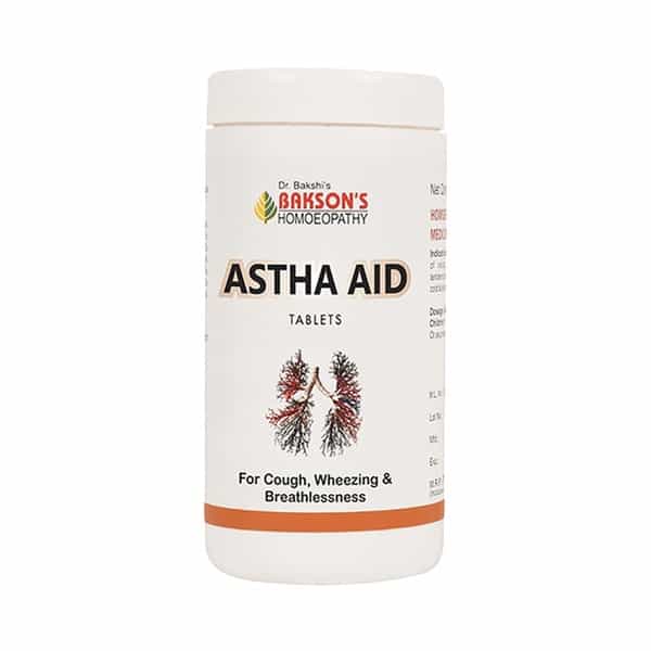 Dr Bakshi's Bakson Homoeopathy Astha Aid Tablet 200 Nos