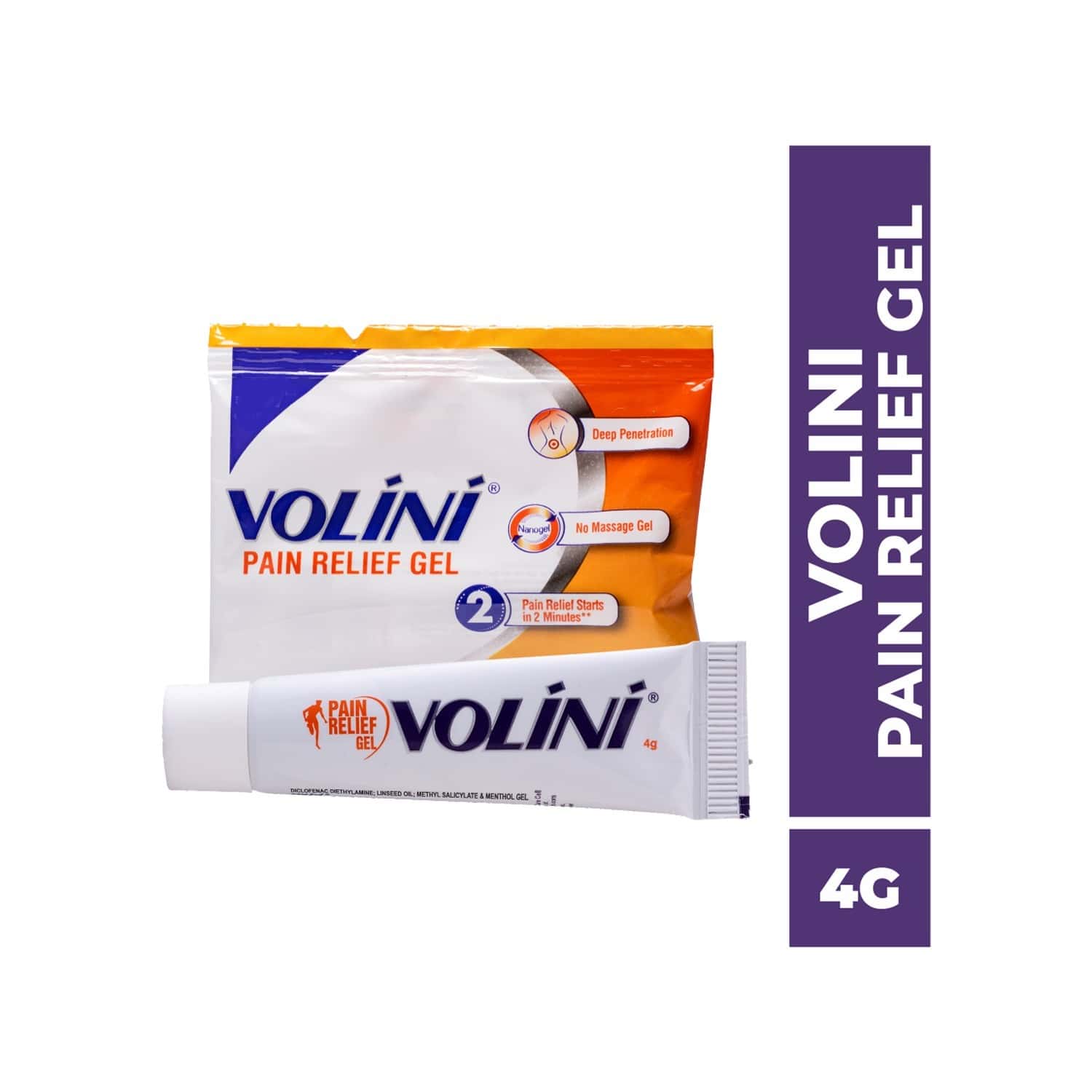 Buy Volini Gel (4) Online & Get Upto 60 OFF at PharmEasy
