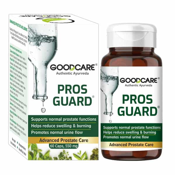 Goodcare Pros Guard 60 Caps | Ayurvedic Prostate Support | Relieves Swelling | Burning & Urine Flow