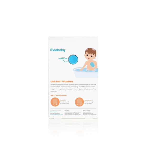 Fridababy Dermafrida Bath Mitt | Silicone Baby Body Brush | 1 Count