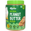 Alpino Natural Peanut Butter Smooth 1 Kg |30% High Protein Peanut Butter| Unsweetened Vegan