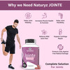 Naturyz Jointe With 1500mg Glucosamine, 400mg Chondroitin & 400mg Msm For Joint Support (60 Tablets)