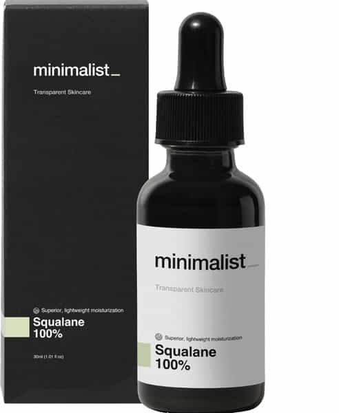 Minimalist Squalane 100% Facial Oil To Moisturise Nourish & Reduce Fine Lines (Plant-Derived)(30Ml)