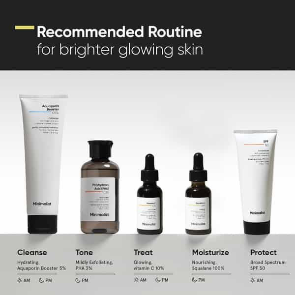 Minimalist Squalane 100% Facial Oil To Moisturise Nourish & Reduce Fine Lines (Plant-Derived)(30Ml)
