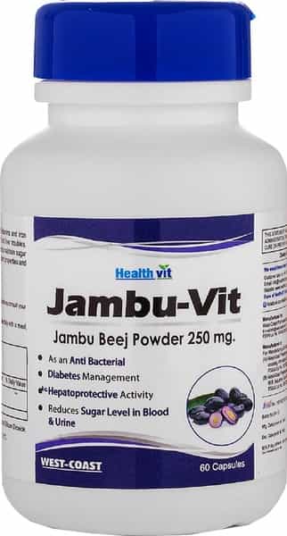 Healthvit Jambu-Vit Jambo Beej Powder 250 Mg -60 Capsules