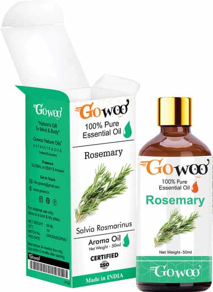 Go Woo 100% Pure Rosemary Oil - Therapeutic Grade 50 Ml