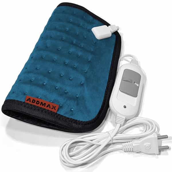 Addmax Electric Heating Pad Orthopaedic Heating Belt For Back Waist Stomach Pain Relief - Teal