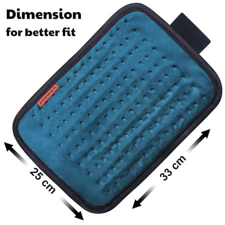 Addmax Electric Heating Pad Orthopaedic Heating Belt For Back Waist Stomach Pain Relief - Teal