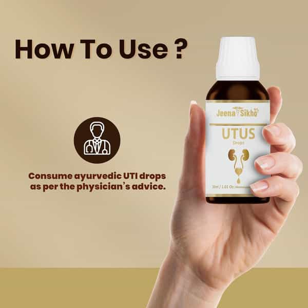 Jeena Sikho Utus Drops | 30 Ml | Uti Drops For Kindey Wellness | Fast & Relief From Uti | 30Ml