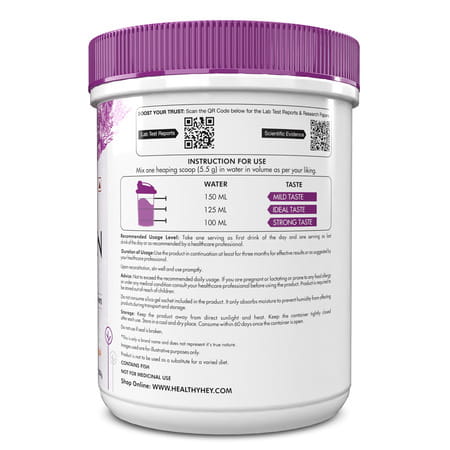 Healthyhey Hydrolyzed Marine Collagen Peptides With Hyaluronic Acid Orange 200g