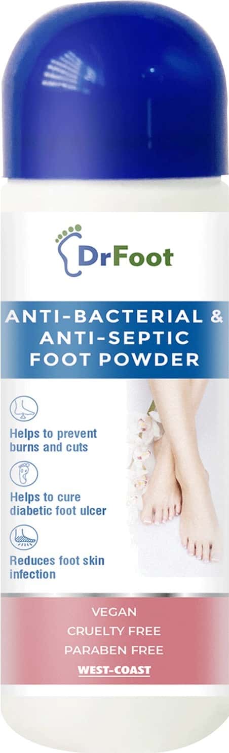 Dr Foot Antibacterial & Antiseptic Foot Powder 100gm