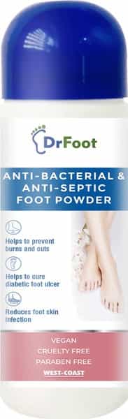 Dr Foot Antibacterial & Antiseptic Foot Powder 100Gm