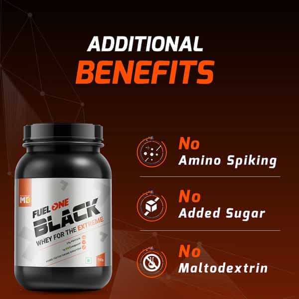 Muscleblaze Fuel One Black With 3 G Creapure & Added Testosterone Blend (Chocolate | 750 G / 1.6 Lb)