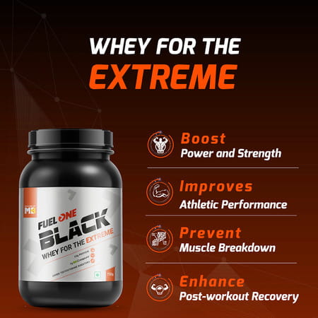 Muscleblaze Fuel One Black With 3 G Creapure & Added Testosterone Blend (Chocolate | 750 G / 1.6 Lb)