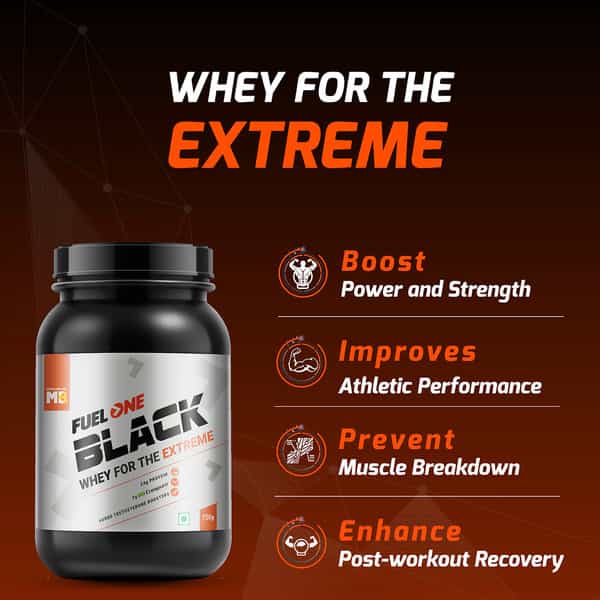 Muscleblaze Fuel One Black With 3 G Creapure & Added Testosterone Blend (Chocolate | 750 G / 1.6 Lb)