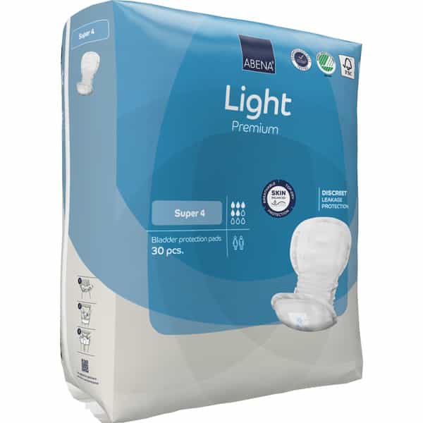 Abena Light Super 4 - 850 Ml Absorbency