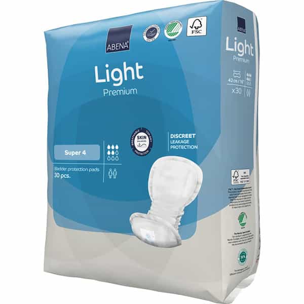 Abena Light Super 4 - 850 Ml Absorbency